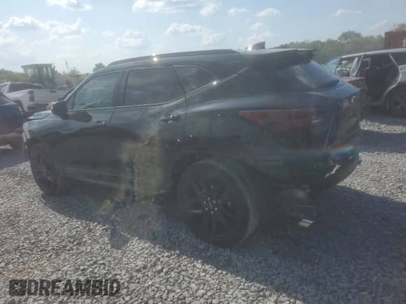 2024 Chevrolet Blazer RS with VIN 3GNKBERS9RS274136, listed as a Copart auction lot 69145325 with 22,018 mi miles and Salvage title. Bid and sale history available at DreamBid. Image 2.