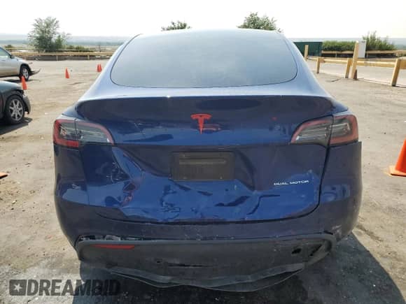 2023 Tesla Model Y Long Range with VIN 7SAYGDEE3PA152537, listed as a Copart auction lot 64859715 with Not provided miles and Salvage title. Bid and sale history available at DreamBid. Image 6.