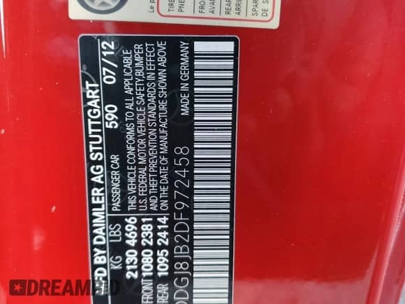 2013 Mercedes-Benz C 350 z VIN WDDGJ8JB2DF972458, wystawiony jako Copart lot #82224984 z przebiegiem 135 554 mil mil oraz Szkoda całkowita • Salvage title. Historia ofert i sprzedaży dostępna na DreamBid. Obrazek 12.