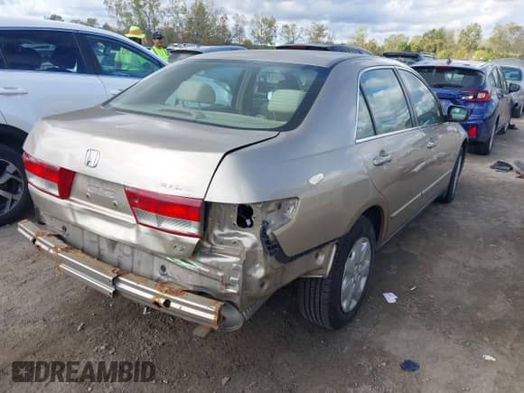 2003 Honda Accord LX with VIN 1HGCM56303A139142, listed as a IAAI auction lot 43397179 with 94,196 mi miles and . Bid and sale history available at DreamBid. Image 4.