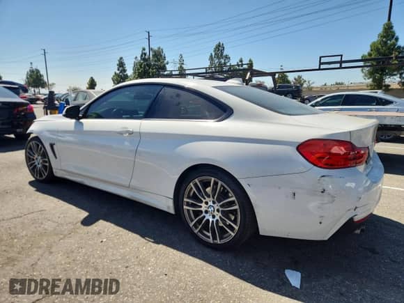 2016 BMW 4 Series 428i z VIN WBA3N7C51GK226302, wystawiony jako Copart lot #80806515 z przebiegiem 97 520 mil mil oraz Szkoda całkowita • Salvage title. Historia ofert i sprzedaży dostępna na DreamBid. Obrazek 2.