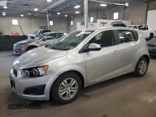 2016 Chevrolet Sonic LT with VIN 1G1JC6SB5G4182464, listed as a Copart auction lot 80868175 with 14,855 mi miles and Salvage title. Bid and sale history available at DreamBid. Image 1.