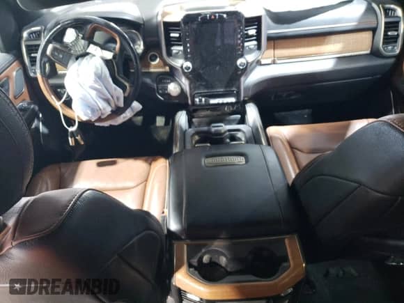 2020 Ram 1500 Longhorn with VIN 1C6SRFKT1LN177924, listed as a Copart auction lot 89320135 with Not provided miles and Salvage title. Bid and sale history available at DreamBid. Image 8.