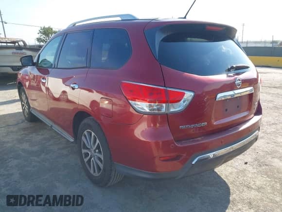 2015 Nissan Pathfinder SL with VIN 5N1AR2MM0FC649223, listed as a IAAI auction lot 42745011 with 202,340 mi miles and . Bid and sale history available at DreamBid. Image 3.