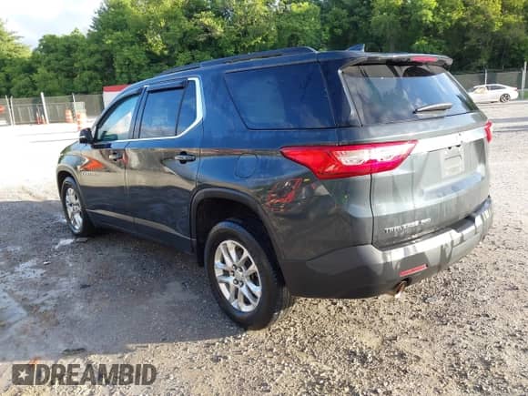2020 Chevrolet Traverse LT Cloth with VIN 1GNEVGKW1LJ244716, listed as a IAAI auction lot 42502401 with 93,067 mi miles and . Bid and sale history available at DreamBid. Image 3.