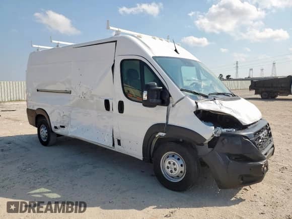 2023 Ram ProMaster Cargo z VIN 3C6LRVDG7PE581240, wystawiony jako Copart lot #80754715 z przebiegiem 26 354 mil mil oraz Szkoda całkowita • Salvage title. Historia ofert i sprzedaży dostępna na DreamBid. Obrazek 1.