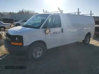 2017 Chevrolet Express Cargo с VIN 1GCZGHFG3H1183700, выставлен на аукционе Copart как лот 42375805 с пробегом 123 280 миль миль и Списание • Salvage title. История ставок и продаж доступна на DreamBid. Изображение 1.