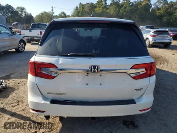 2019 Honda Odyssey EX-L with VIN 5FNRL6H70KB062649, listed as a Copart auction lot 85593775 with 148,074 mi miles and Salvage title. Bid and sale history available at DreamBid. Image 6.