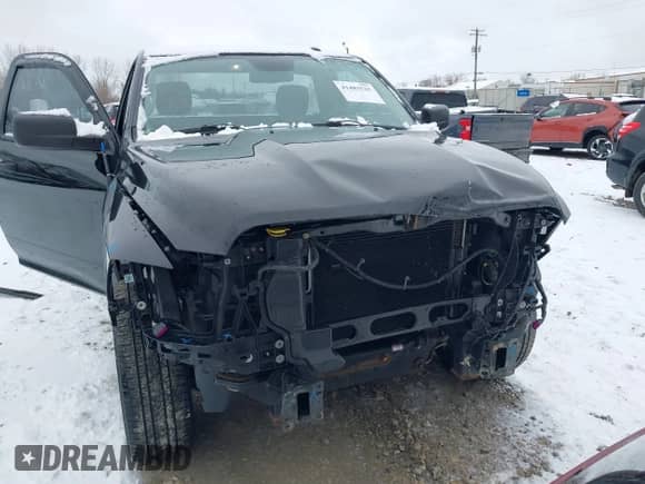 2014 Ram 1500 Express z VIN 3C6JR7AT0EG153404, wystawiony jako IAAI lot #41483525 z przebiegiem 112 077 mil mil oraz . Historia ofert i sprzedaży dostępna na DreamBid. Obrazek 12.