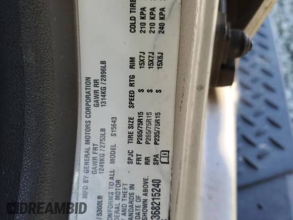 2006 Chevrolet Colorado 3LT z VIN 1GCDS136368215240, wystawiony jako Copart lot #61540015 z przebiegiem 228 145 mil mil oraz Szkoda całkowita • Salvage title. Historia ofert i sprzedaży dostępna na DreamBid. Obrazek 12.