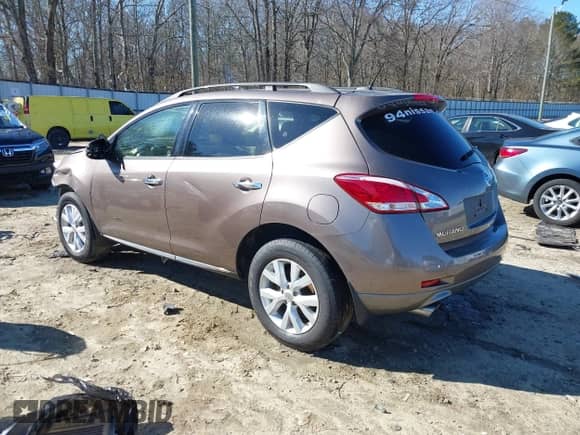 2012 Nissan Murano SL с VIN JN8AZ1MW5CW234106, выставлен на аукционе IAAI как лот 41370913 с пробегом 98 860 миль миль и . История ставок и продаж доступна на DreamBid. Изображение 3.