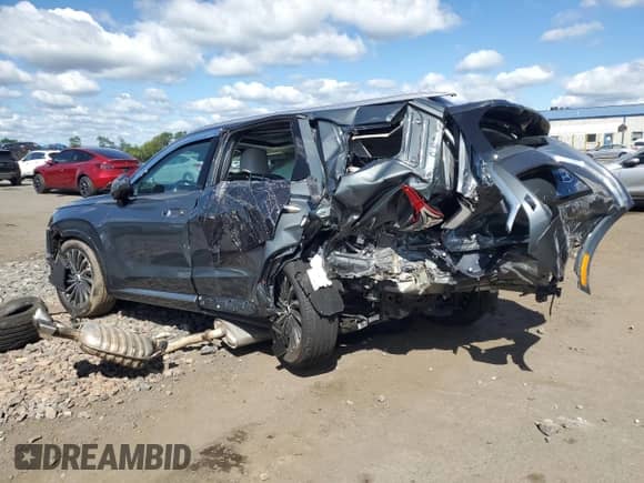 2023 Hyundai Palisade Calligraphy с VIN KM8R7DGE3PU504455, выставлен на аукционе Copart как лот 69625075 с пробегом Не указан миль и Списание • Salvage title. История ставок и продаж доступна на DreamBid. Изображение 2.