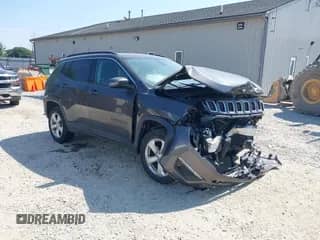 2021 Jeep Compass Altitude with VIN 3C4NJDBBXMT584084, listed as a IAAI auction lot 42922865 with 77,068 mi miles and . Bid and sale history available at DreamBid. Image 1.