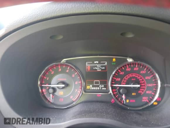 2016 Subaru WRX with VIN JF1VA1B62G9820120, listed as a IAAI auction lot 42800474 with 88,261 mi miles and . Bid and sale history available at DreamBid. Image 7.