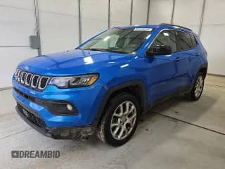 2023 Jeep Compass Latitude Lux with VIN 3C4NJDFN2PT505113, listed as a Copart auction lot 81676415 with 35,021 mi miles and Clean title. Bid and sale history available at DreamBid. Image 1.