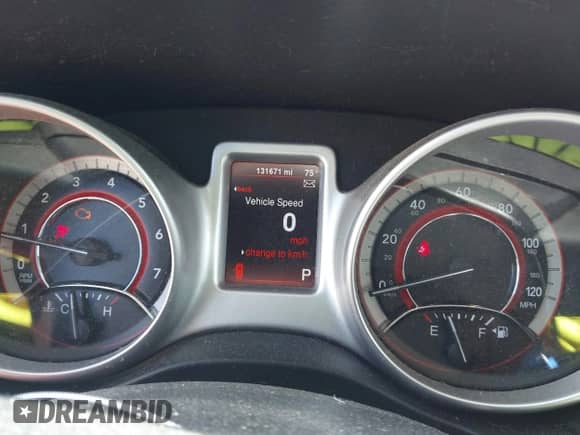 2015 Dodge Journey SE with VIN 3C4PDCAB4FT654791, listed as a IAAI auction lot 43061586 with 131,671 mi miles and . Bid and sale history available at DreamBid. Image 7.