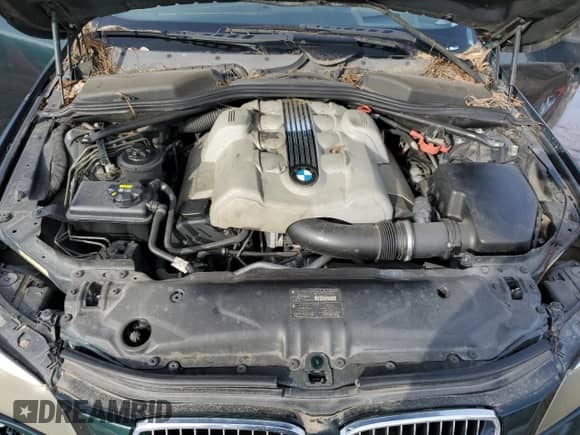 2005 BMW 5 Series 545i с VIN WBANB33545B089511, выставлен на аукционе Copart как лот 86564854 с пробегом Не указан миль и Списание • Salvage title. История ставок и продаж доступна на DreamBid. Изображение 12.