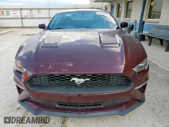 2018 Ford Mustang EcoBoost with VIN 1FA6P8TH7J5185597, listed as a Copart auction lot 67118245 with 69,710 mi miles and Salvage title. Bid and sale history available at DreamBid. Image 5.