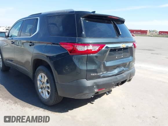 2018 Chevrolet Traverse LT Cloth with VIN 1GNEVGKW1JJ216797, listed as a IAAI auction lot 43323530 with 128,540 mi miles and . Bid and sale history available at DreamBid. Image 6.