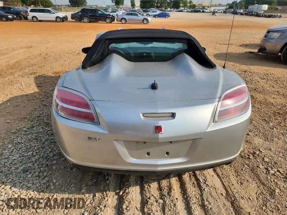 2007 Saturn Sky with VIN 1G8MB35B37Y114832, listed as a Copart auction lot 80214105 with 72,741 mi miles and Salvage title. Bid and sale history available at DreamBid. Image 6.