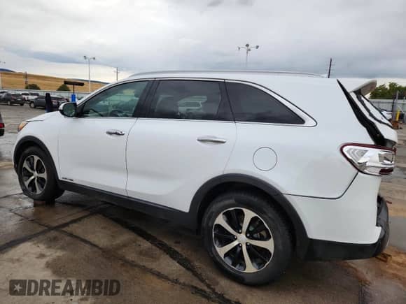 2018 Kia Sorento EX with VIN 5XYPHDA55JG349580, listed as a Copart auction lot 80155125 with 124,546 mi miles and Salvage title. Bid and sale history available at DreamBid. Image 2.
