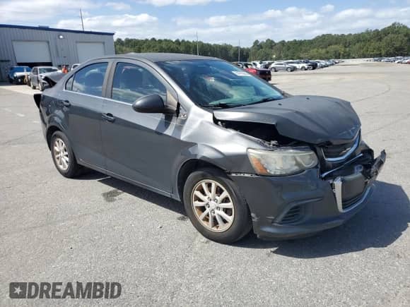 2017 Chevrolet Sonic LT with VIN 1G1JD5SH1H4109444, listed as a Copart auction lot 84795355 with 90,775 mi miles and Salvage title. Bid and sale history available at DreamBid. Image 4.