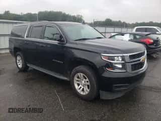 2019 Chevrolet Suburban LT with VIN 1GNSKHKC2KR142140, listed as a Copart auction lot 81406415 with 75,496 mi miles and Clean title. Bid and sale history available at DreamBid. Image 4.