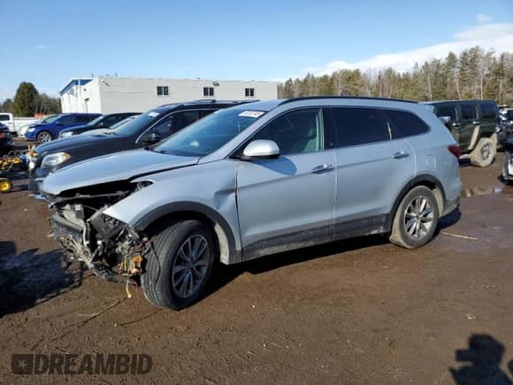 2018 Hyundai Santa Fe SE with VIN KM8SMDHF4JU276040, listed as a Copart auction lot 48192745 with 146,705 mi miles and Salvage title. Bid and sale history available at DreamBid. Image 1.