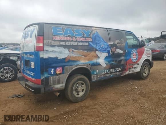 2010 Chevrolet Express Cargo z VIN 1GCZGFBG8A1109219, wystawiony jako Copart lot #43957345 z przebiegiem 197 897 mil mil oraz Szkoda całkowita • Salvage title. Historia ofert i sprzedaży dostępna na DreamBid. Obrazek 3.