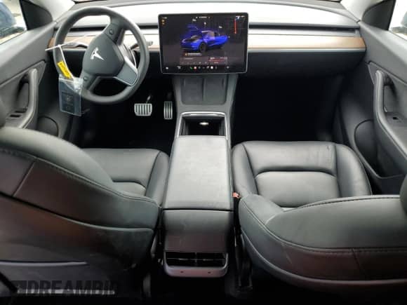 2022 Tesla Model Y Performance with VIN 7SAYGDEF6NF455028, listed as a Copart auction lot 61740254 with 26,869 mi miles and Salvage title. Bid and sale history available at DreamBid. Image 8.