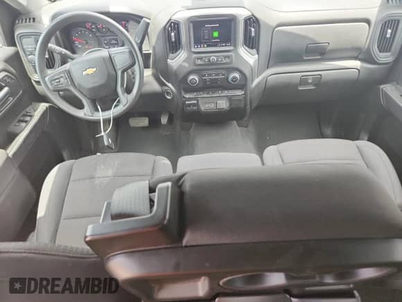 2024 Chevrolet Silverado 1500 Work Truck with VIN 1GCRAAEKXRZ315854, listed as a Copart auction lot 60700275 with 19,002 mi miles and Salvage title. Bid and sale history available at DreamBid. Image 8.