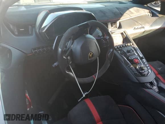 2017 Lamborghini Aventador with VIN ZHWUF3ZD5HLA05447, listed as a Copart auction lot 74847604 with Not provided miles and Non repairable. Bid and sale history available at DreamBid. Image 8.