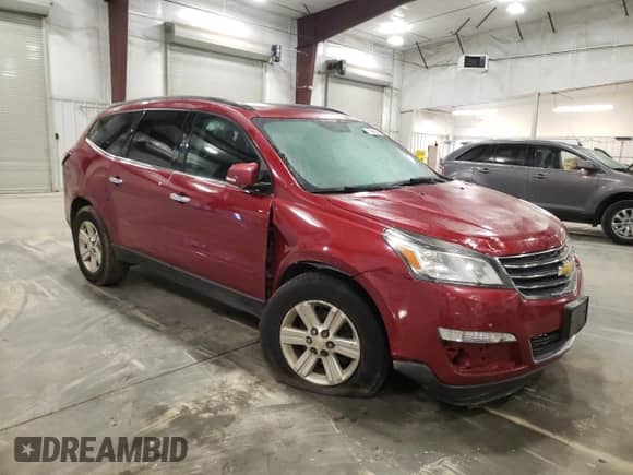 2013 Chevrolet Traverse LT with VIN 1GNKVJKD6DJ201537, listed as a Copart auction lot 71469915 with 145,523 mi miles and Salvage title. Bid and sale history available at DreamBid. Image 4.