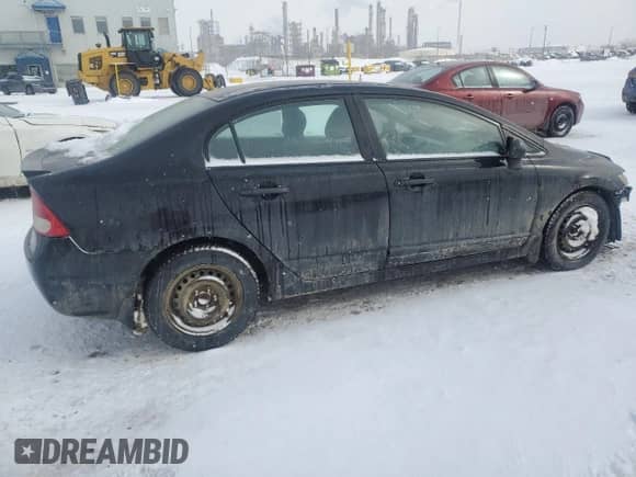 2010 Honda Civic with VIN 2HGFA1F23AH034325, listed as a Copart auction lot 43553895 with 163,372 mi miles and Salvage title. Bid and sale history available at DreamBid. Image 3.