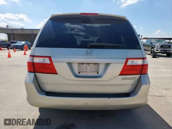 2005 Honda Odyssey EX с VIN 5FNRL38445B423518, выставлен на аукционе Copart как лот 84187105 с пробегом 193 497 миль миль и Списание • Salvage title. История ставок и продаж доступна на DreamBid. Изображение 6.