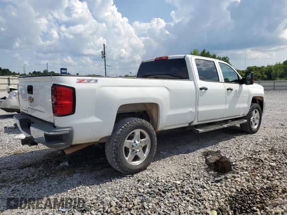 2017 Chevrolet Silverado 2500HD Work Truck with VIN 1GC1KUEG8HF199769, listed as a Copart auction lot 62151195 with 61,225 mi miles and Salvage title. Bid and sale history available at DreamBid. Image 3.