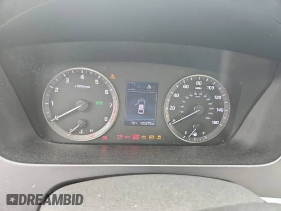 2016 Hyundai Sonata SE с VIN 5NPE24AF1GH282379, выставлен на аукционе Copart как лот 84231745 с пробегом 125 615 миль миль и Списание • Salvage title. История ставок и продаж доступна на DreamBid. Изображение 9.