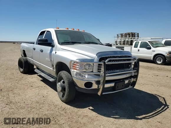 2004 Dodge 3500 SLT with VIN 3D7MU48614G158487, listed as a Copart auction lot 69199324 with 122,891 mi miles and Salvage title. Bid and sale history available at DreamBid. Image 11.