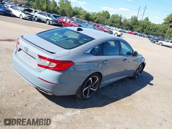 2022 Honda Accord Sport с VIN 1HGCV1F32NA092320, выставлен на аукционе IAAI как лот 43159694 с пробегом 39 948 миль миль и . История ставок и продаж доступна на DreamBid. Изображение 4.