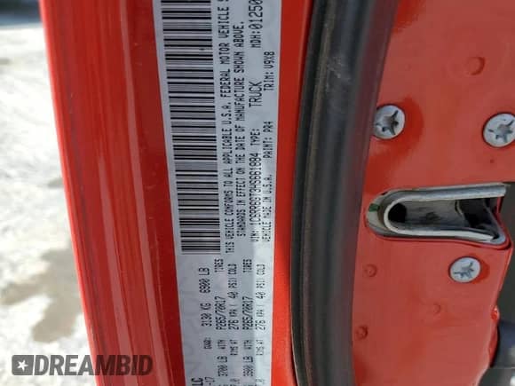 2017 Ram 1500 Big Horn с VIN 1C6RR6GT3HS661884, выставлен на аукционе Copart как лот 51096165 с пробегом 144 098 миль миль и Списание • Salvage title. История ставок и продаж доступна на DreamBid. Изображение 12.