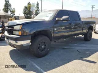 2005 Chevrolet Silverado 2500HD Work Truck with VIN 1GCHC23215F954120, listed as a Copart auction lot 63123545 with 231,673 mi miles and Clean title. Bid and sale history available at DreamBid. Image 1.
