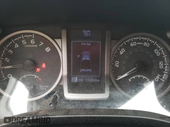 2019 Toyota Tacoma SR5 with VIN 3TMAZ5CN5KM093676, listed as a Copart auction lot 49080554 with 112,824 mi miles and Salvage title. Bid and sale history available at DreamBid. Image 9.