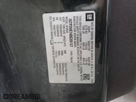 2013 GMC Sierra 1500 SLT с VIN 3GTP2WE74DG256127, выставлен на аукционе Copart как лот 56866815 с пробегом 188 650 миль миль и Списание • Salvage title. История ставок и продаж доступна на DreamBid. Изображение 12.