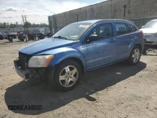 2007 Dodge Caliber SXT with VIN 1B3HB48B47D330531, listed as a Copart auction lot 72022565 with 1,250,667 mi miles and Clean title. Bid and sale history available at DreamBid. Image 1.