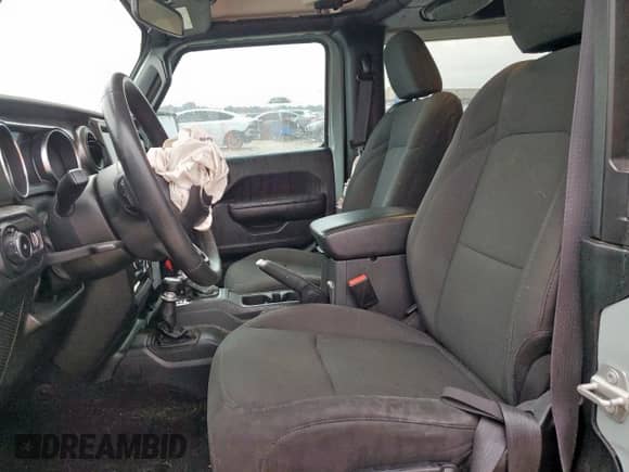 2023 Jeep Wrangler Sport with VIN 1C4HJXAG1PW615202, listed as a Copart auction lot 68663635 with 73,935 mi miles and Salvage title. Bid and sale history available at DreamBid. Image 7.