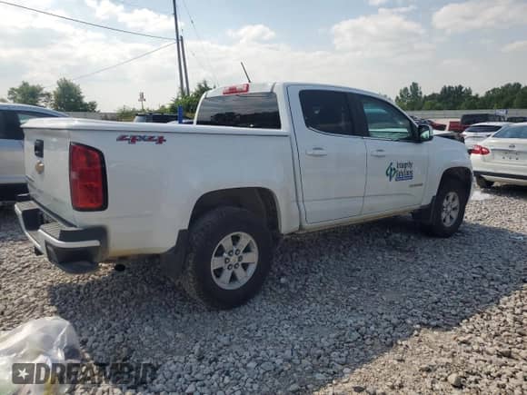 2018 Chevrolet Colorado 4WD Work Truck with VIN 1GCGTBEN5J1158190, listed as a Copart auction lot 63184465 with 77,659 mi miles and Salvage title. Bid and sale history available at DreamBid. Image 3.