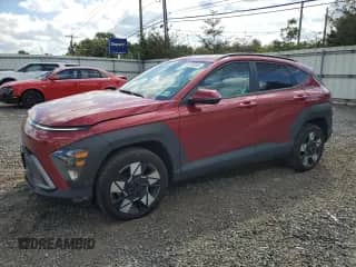 2024 Hyundai Kona SEL with VIN KM8HCCAB2RU054333, listed as a Copart auction lot 70749355 with 36,714 mi miles and Salvage title. Bid and sale history available at DreamBid. Image 1.