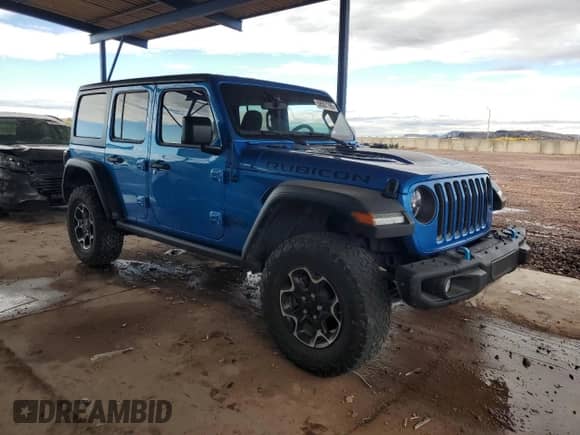 2023 Jeep Wrangler Rubicon с VIN 1C4JJXR69PW581362, выставлен на аукционе Copart как лот 58557795 с пробегом 34 357 миль миль и Списание • Salvage title. История ставок и продаж доступна на DreamBid. Изображение 4.