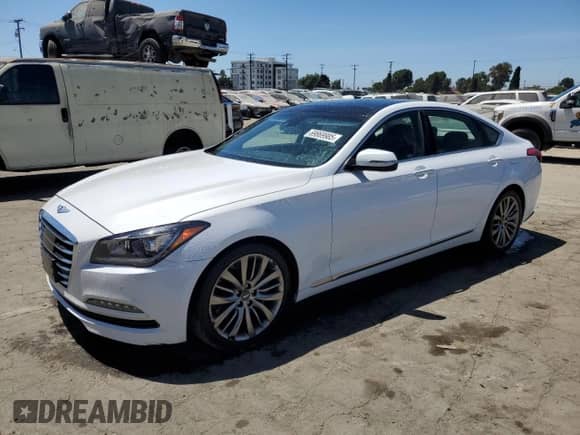 2015 Hyundai Genesis 5.0L с VIN KMHGN4JF3FU046249, выставлен на аукционе Copart как лот 69869985 с пробегом 37 046 миль миль и Списание • Salvage title. История ставок и продаж доступна на DreamBid. Изображение 1.