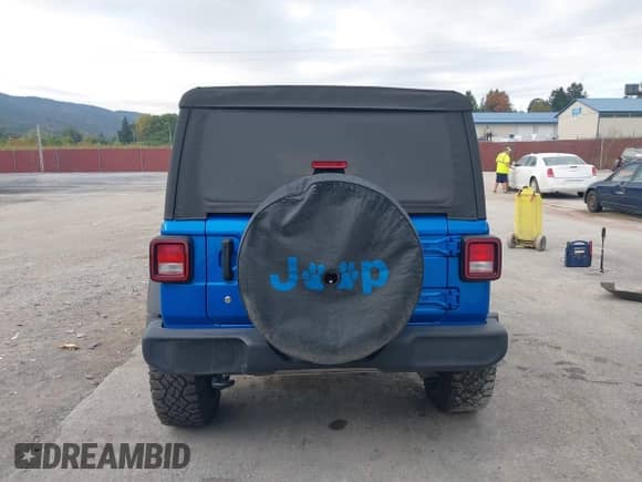 2021 Jeep Wrangler Sport S with VIN 1C4GJXAN3MW788452, listed as a IAAI auction lot 43222120 with 46,828 mi miles and . Bid and sale history available at DreamBid. Image 16.